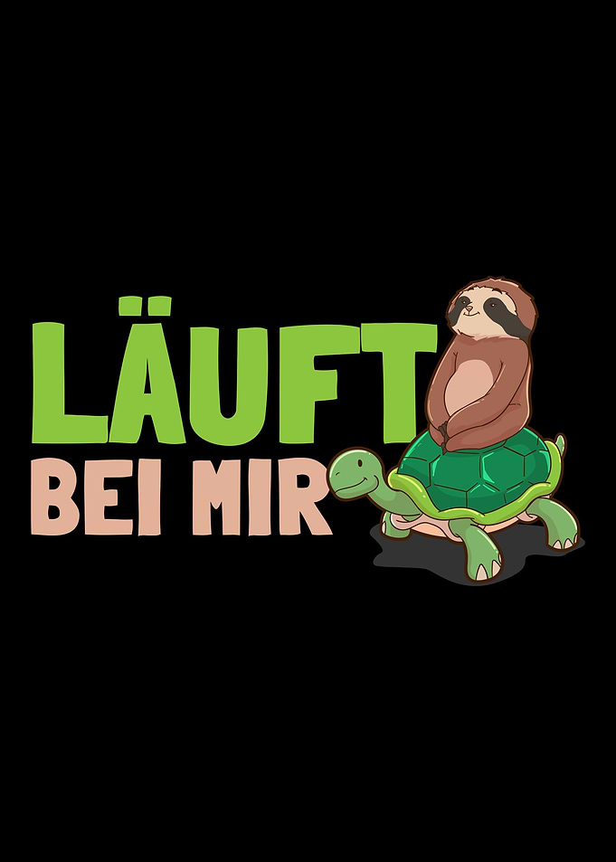 Runs With Me Sloth Funny