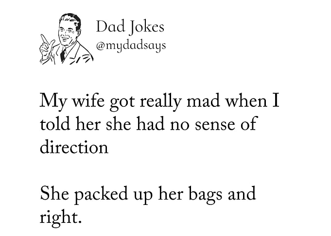 Dad jokes are back