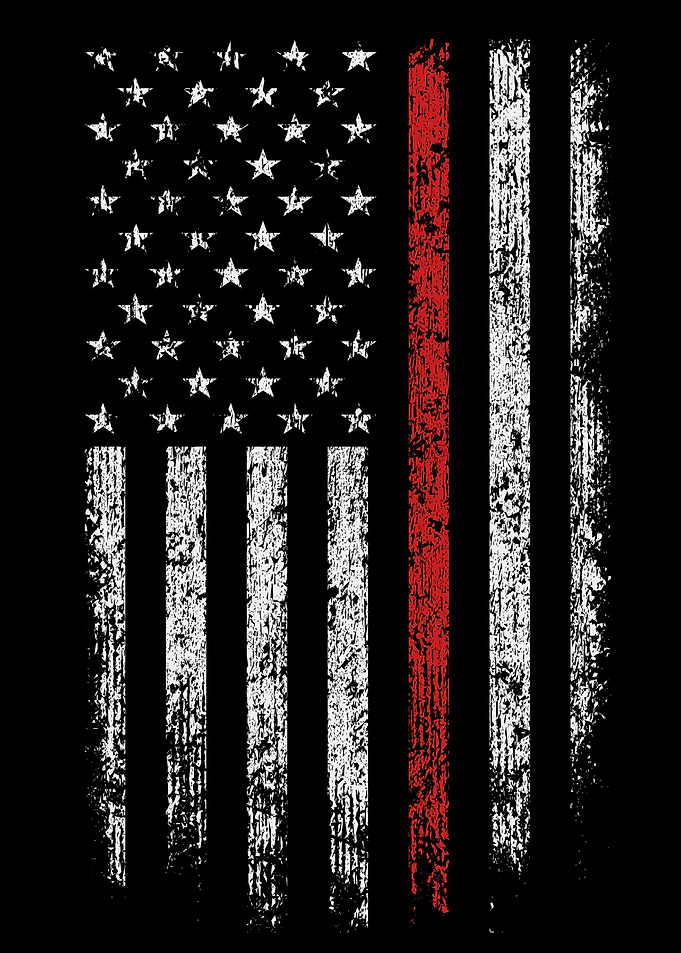 Firefigters US Flag