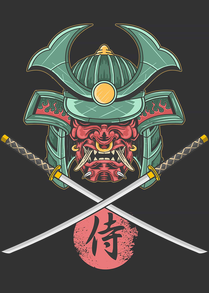 Samurai shogun katana