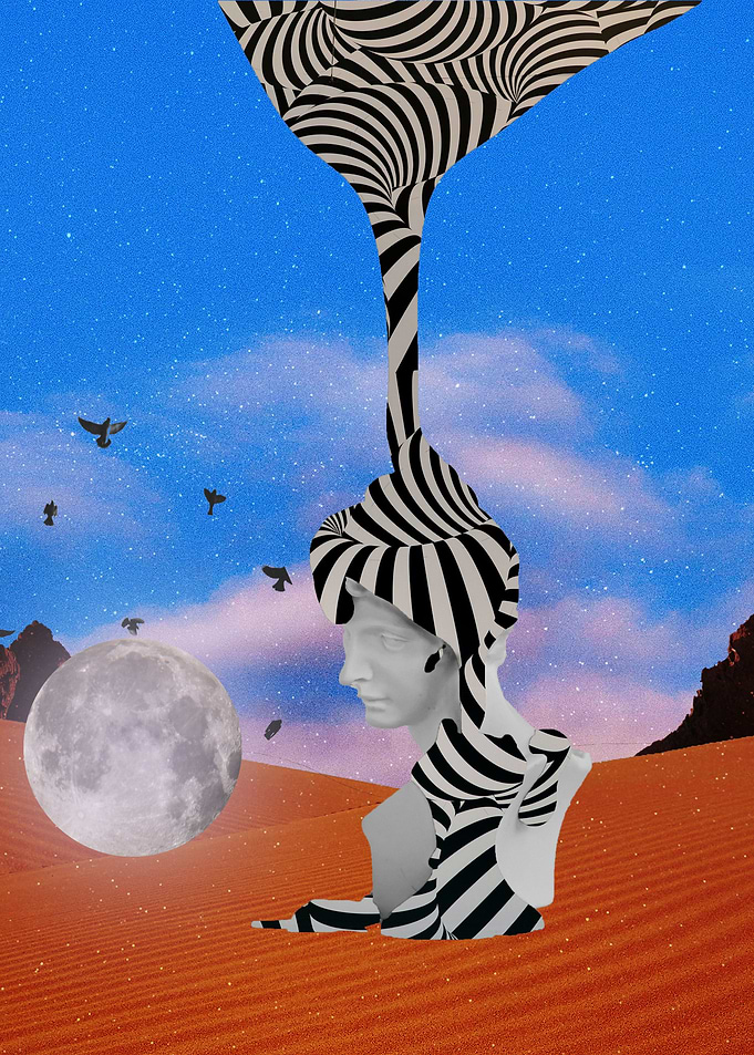 The moon is falling