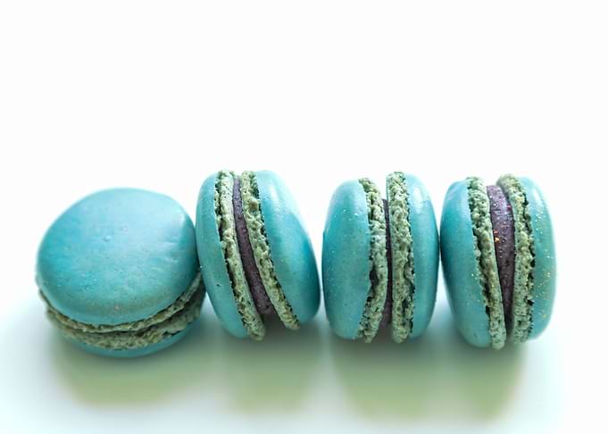 Blue Macaroons