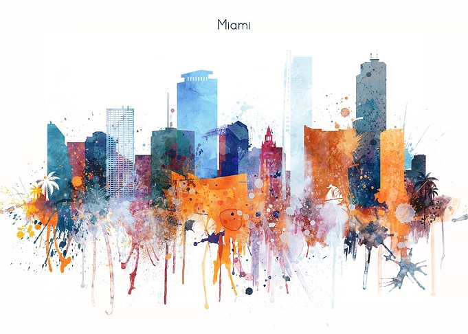 Miami Florida Skyline