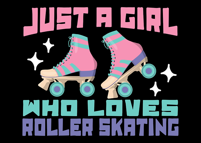 Roller Skating Skater Girl