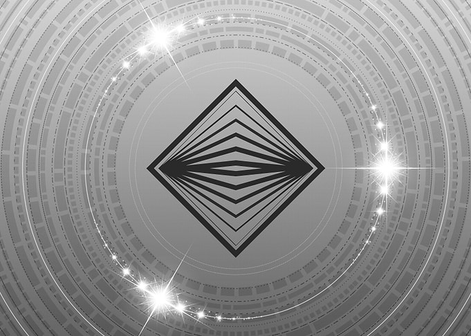 Gray Sacred Geometry Glyph