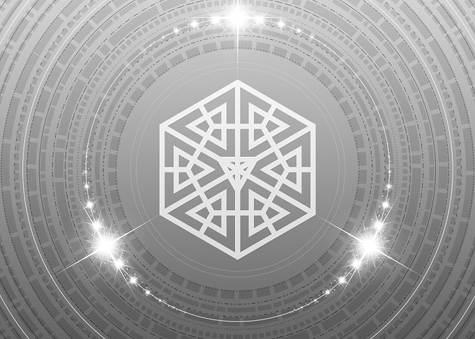 Grey Sacred Geometry Glyph