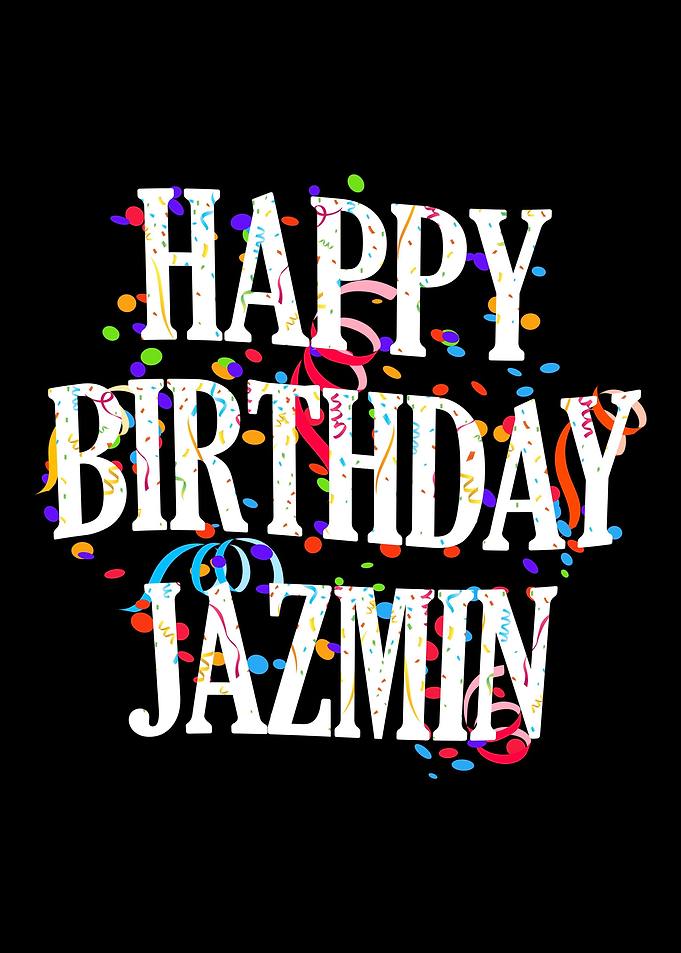 Happy Birthday Jazmin