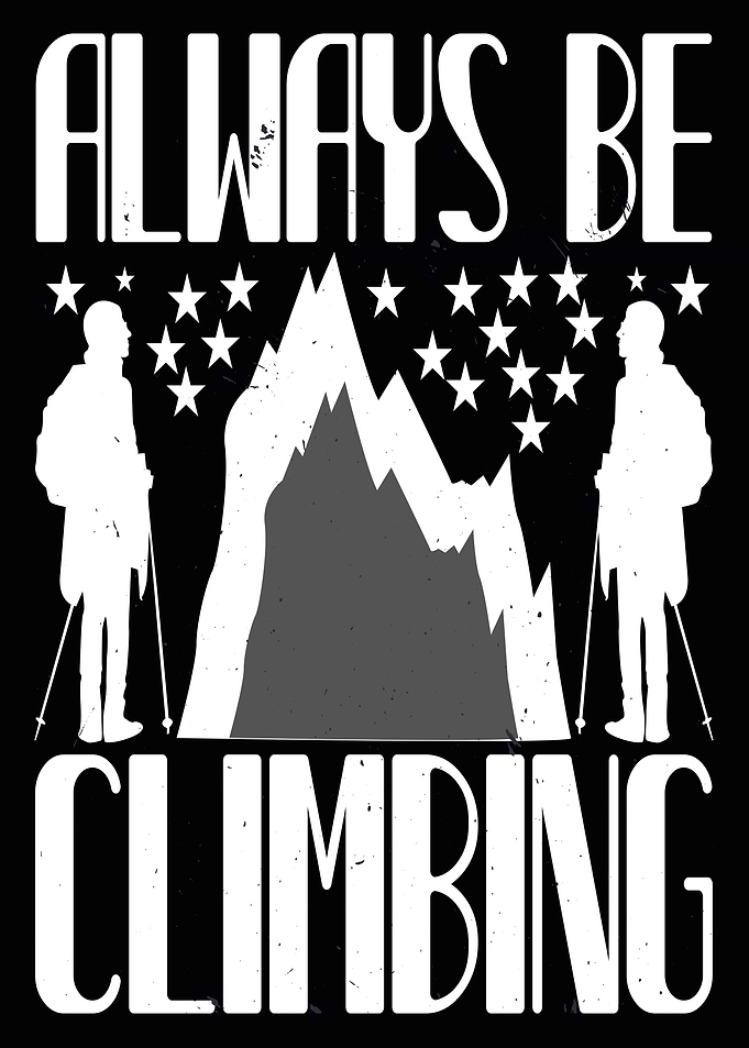 Hiking Poster Displate