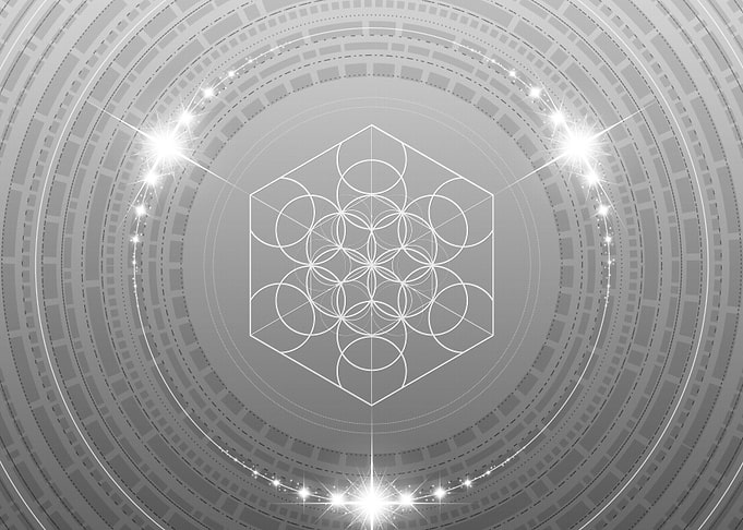 Gray Glyph Mandala Rune