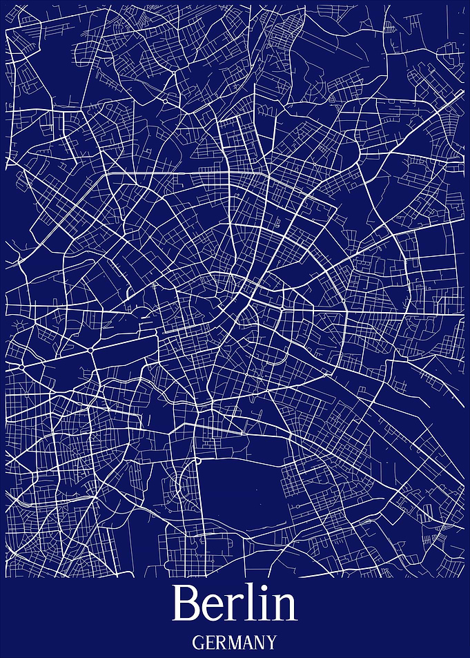 Berlin City Map Germany