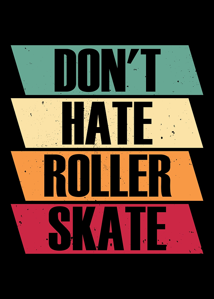 Roller Skating Skater Girl