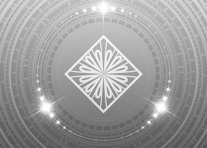 Gray Sacred Geometry Glyph