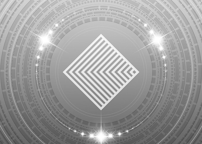 Grey Sacred Geometry Glyph