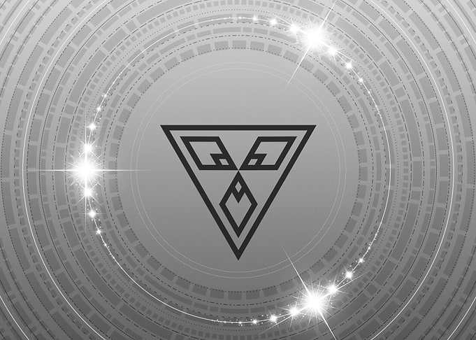 Gray Sacred Geometry Glyph