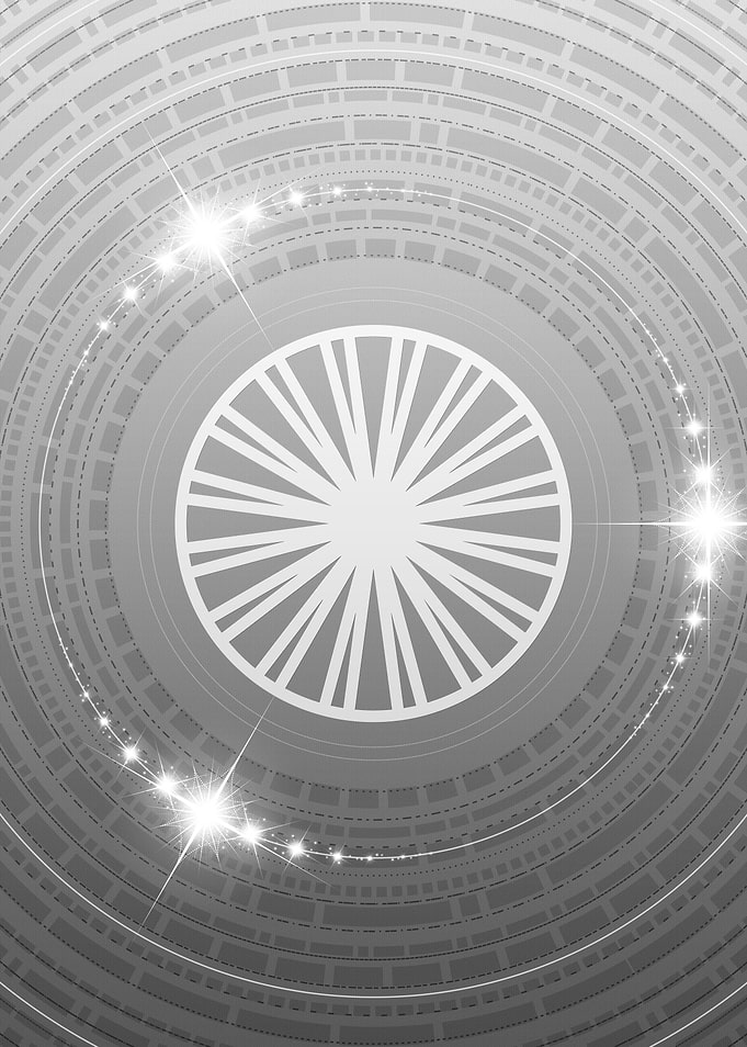 Gray Glyph Mandala Rune