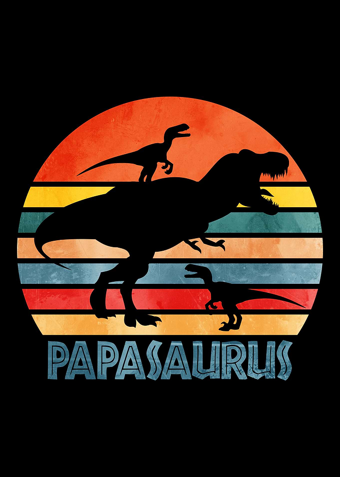Father Dad Papasaurus