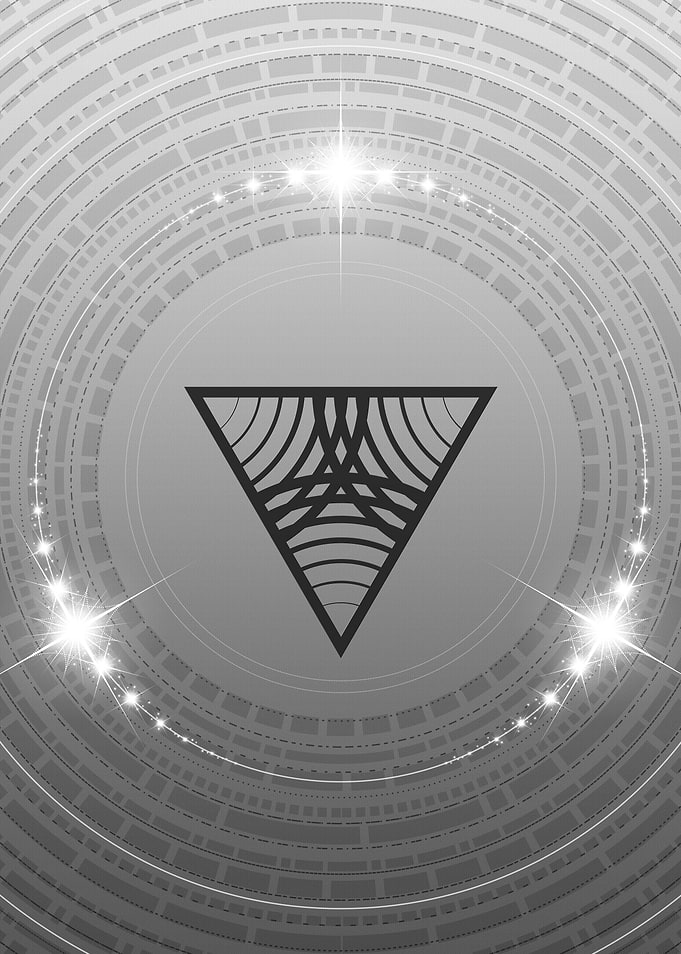 Black and White Glyph Rune