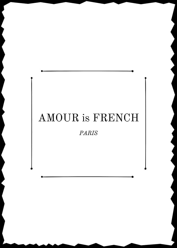 AMOUR is FRENCH