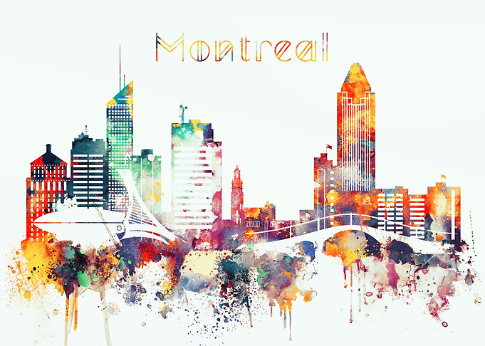 Montreal Canada Skyline