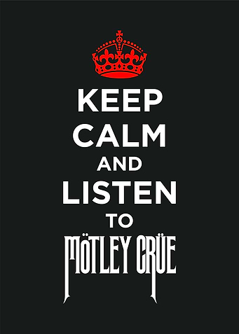 keep calm and listen music