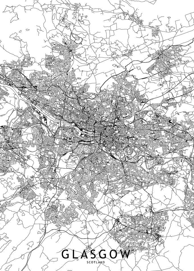 Glasgow Map