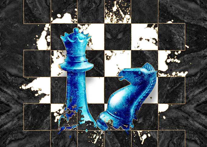 Chess Abstract Art