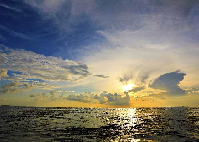 Sky and sea