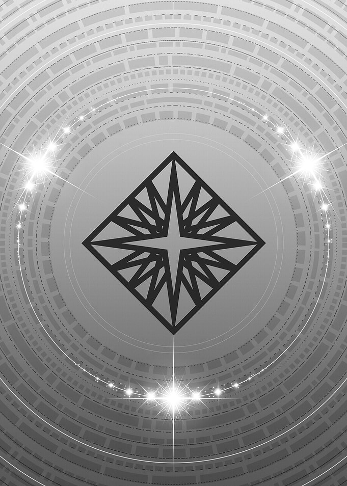 Black and White Glyph Rune