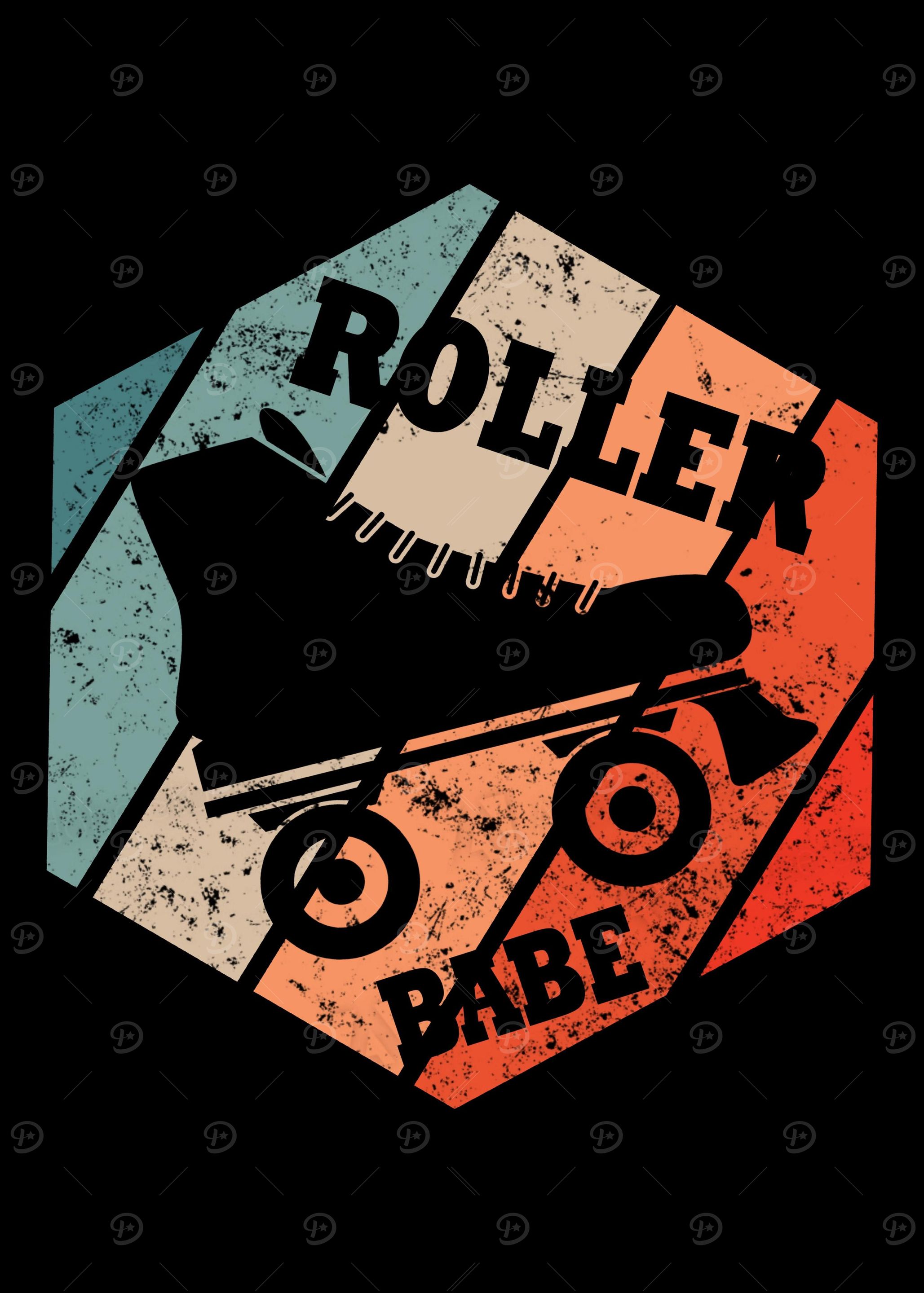 Roller Skating Skater Girl