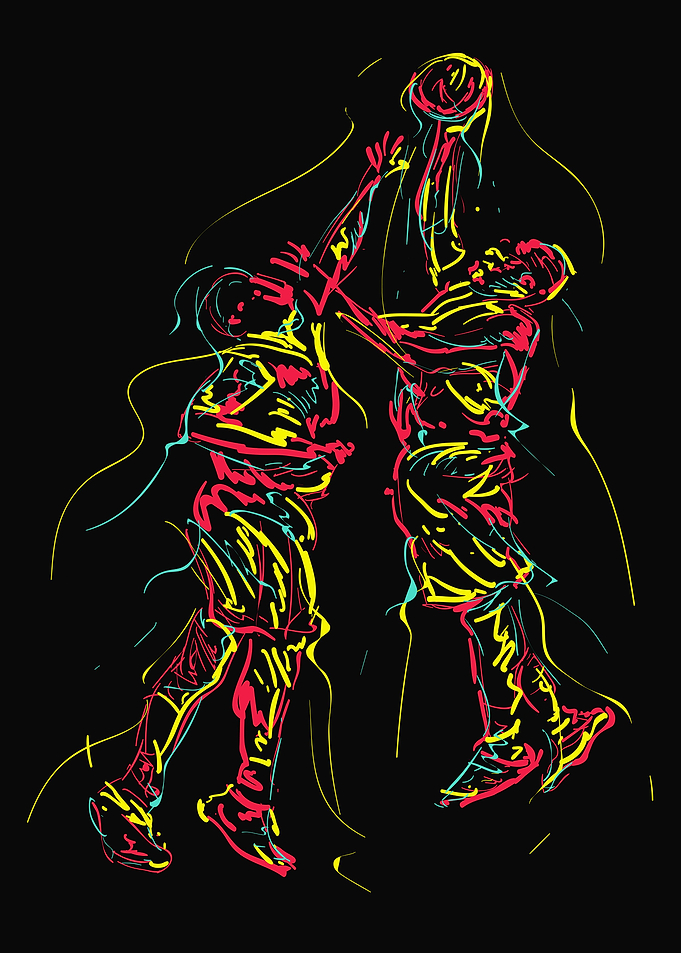 Basketball players