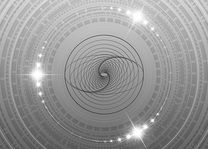 Grey Sacred Geometry Glyph