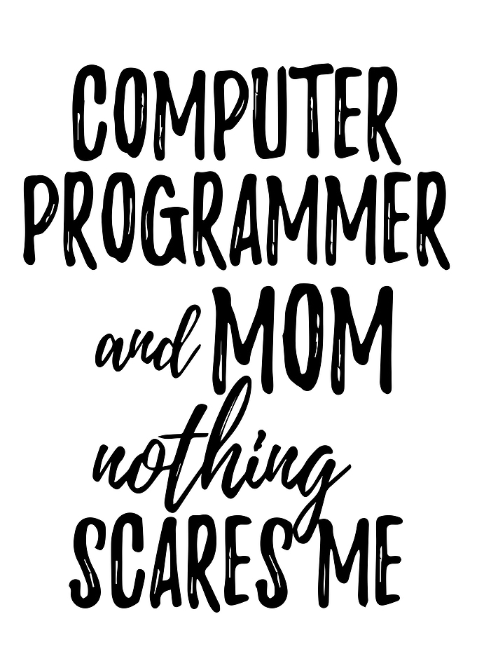 Computer Programmer Mom