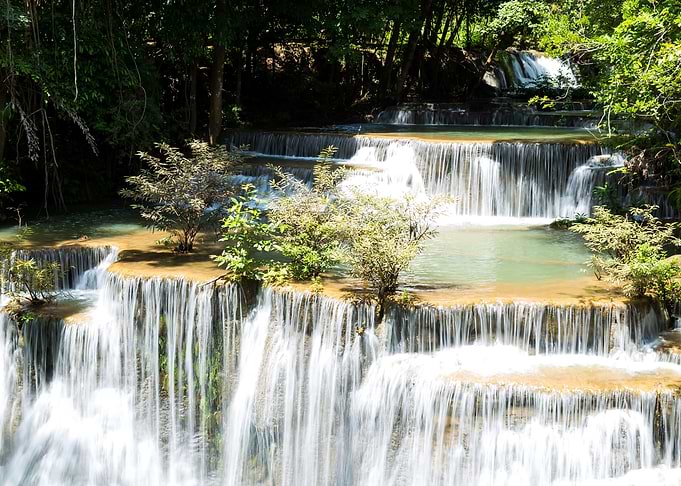 Waterfall Forest Nature