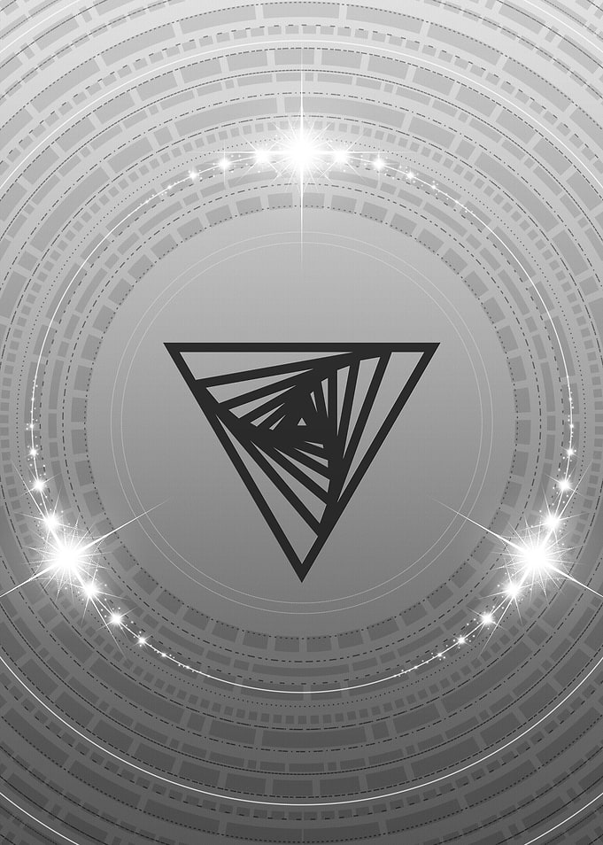 Gray Glyph Mandala Rune