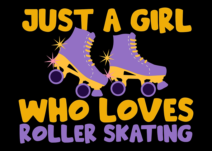 Roller Skating Skater Girl