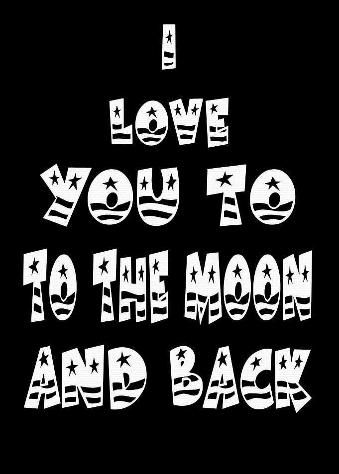 I love you to the moon