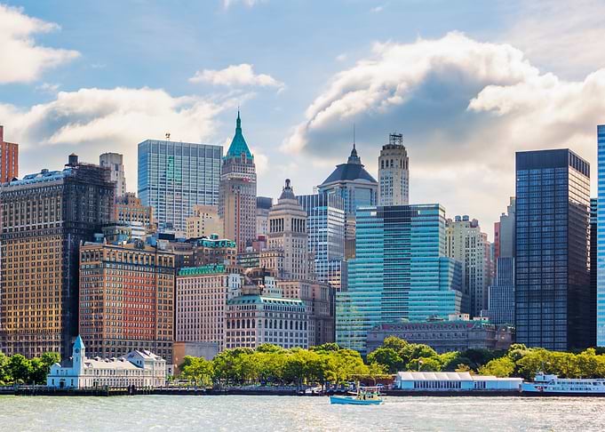 Skyview of Manhattan