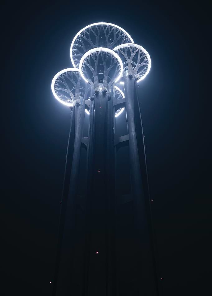 Shiny mushroom