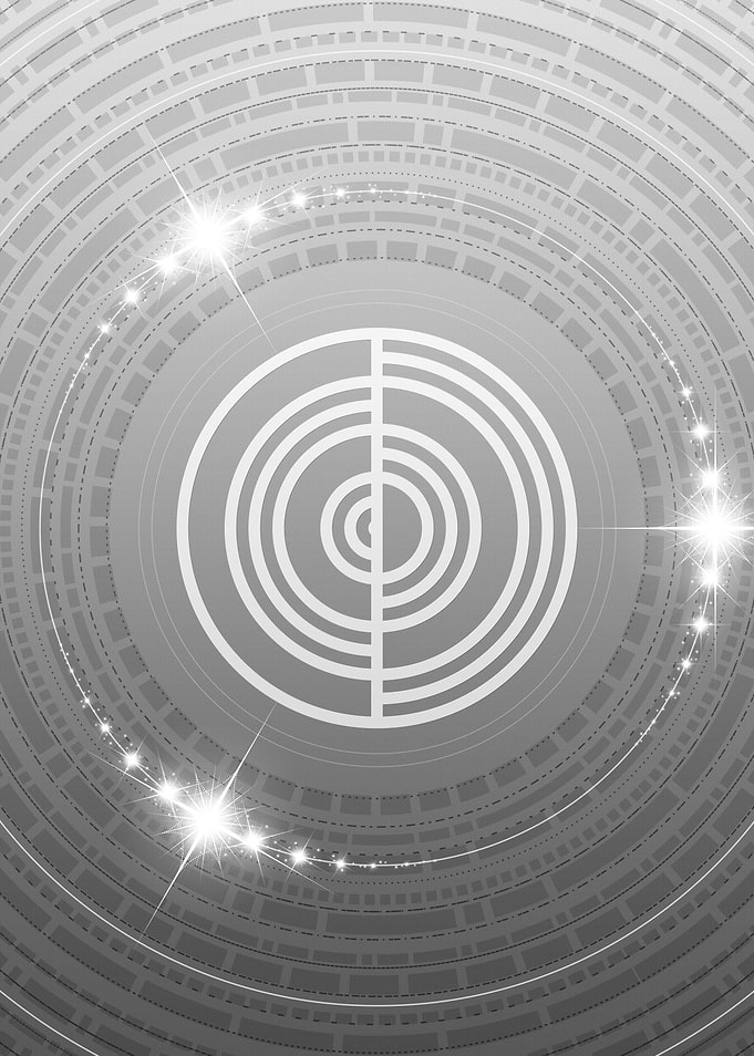 Black and White Glyph Rune