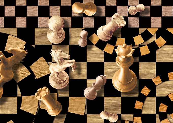Chess Abstract Art