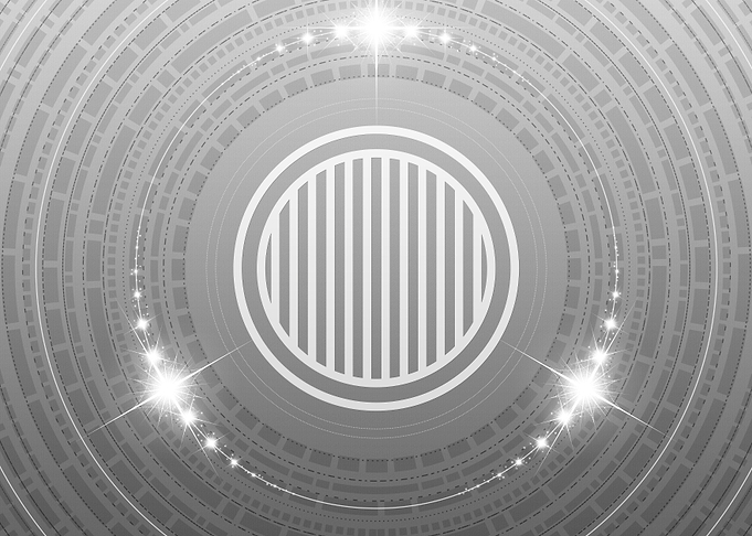 Grey Sacred Geometry Glyph