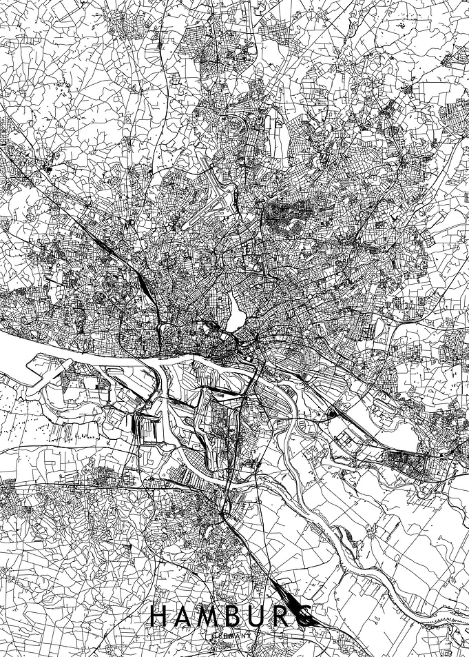 Hamburg Map
