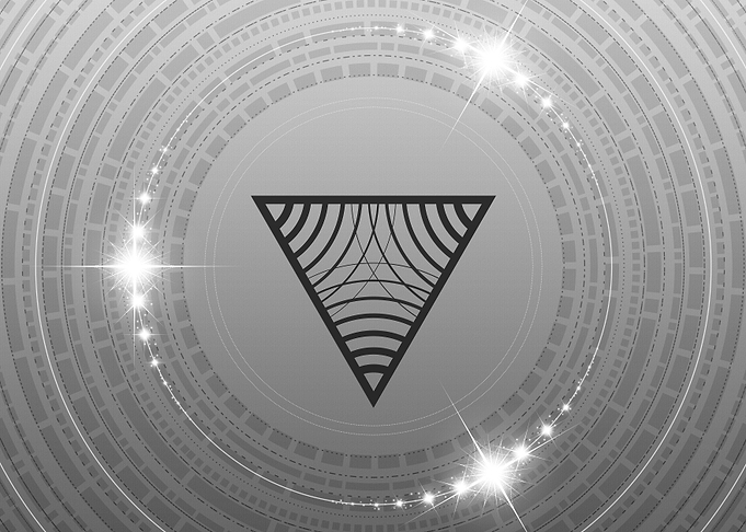 Grey Sacred Geometry Glyph