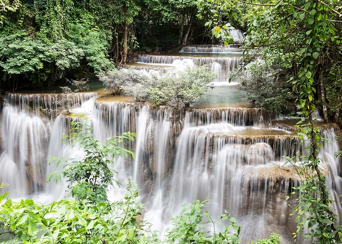 Waterfall Forest Nature
