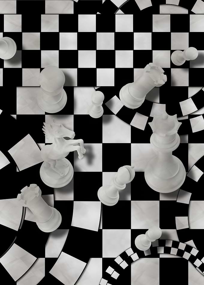 Chess Abstract Art