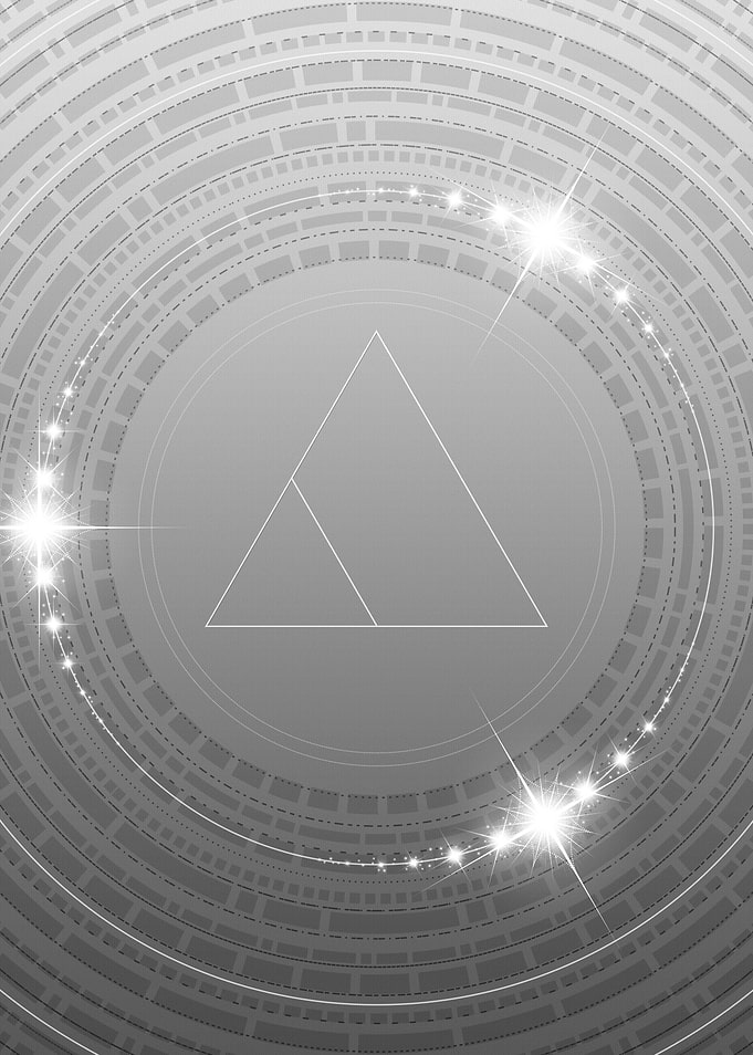 Gray Sacred Geometry Glyph