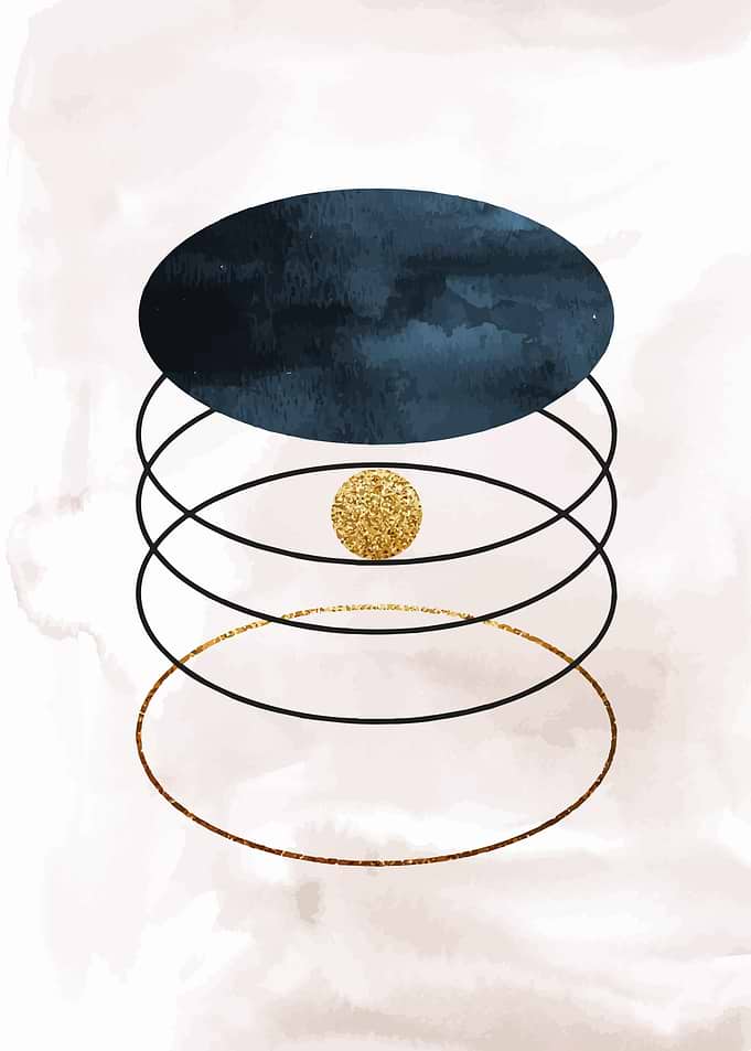 Abstract Watercolor Space