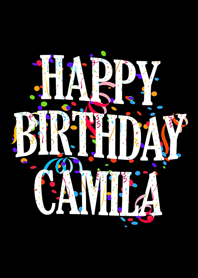 Happy Birthday Camila