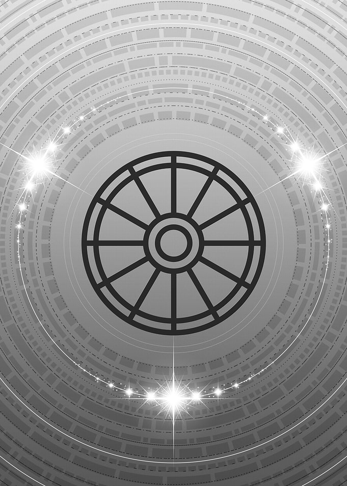 Black and White Glyph Rune