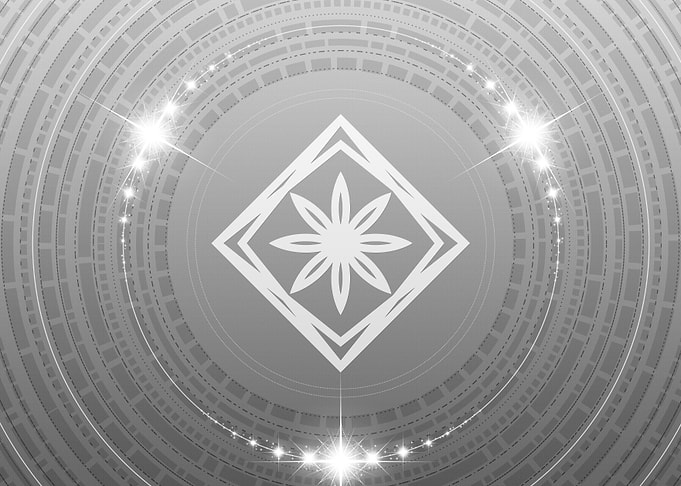 Gray Sacred Geometry Glyph